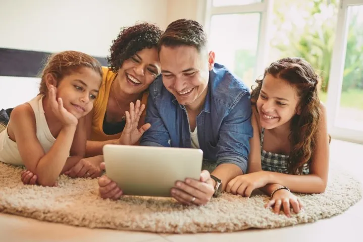 Family streaming and gaming on SumoFiber fiber home internet